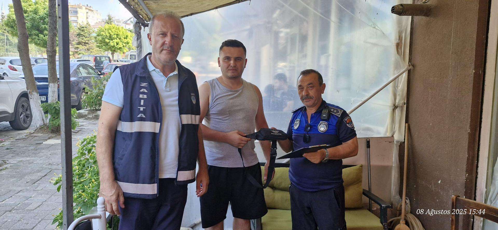 İlkadım Zabıtasından Örnek Davranış