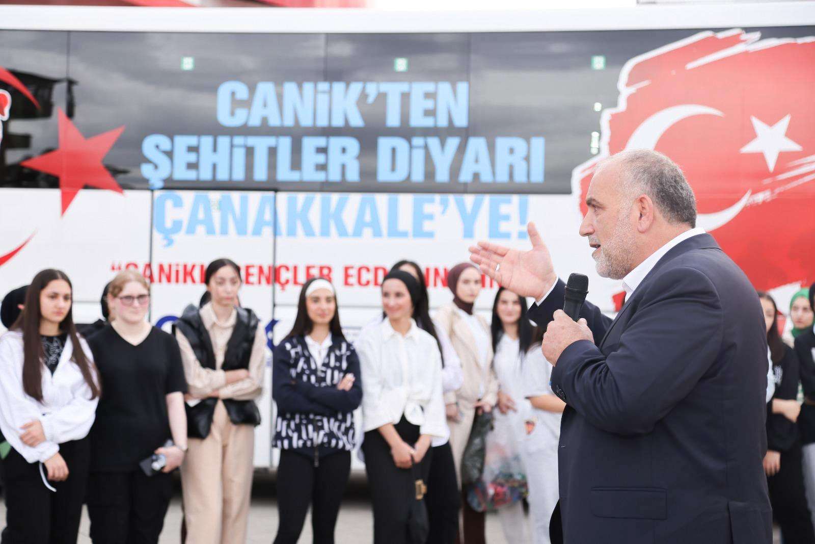 Canik Belediyesi Tüm Gençleri Çanakkale'ye Gönderiyor