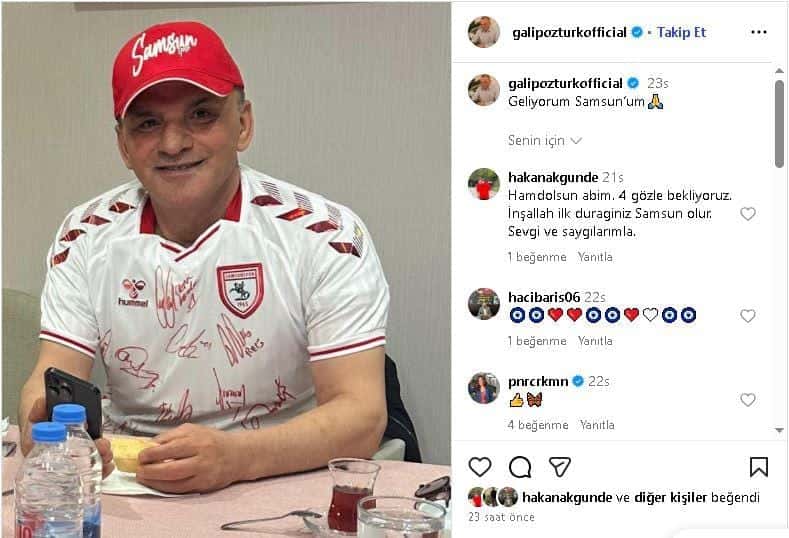 Galip Öztürk Samsun'a mı geliyor?