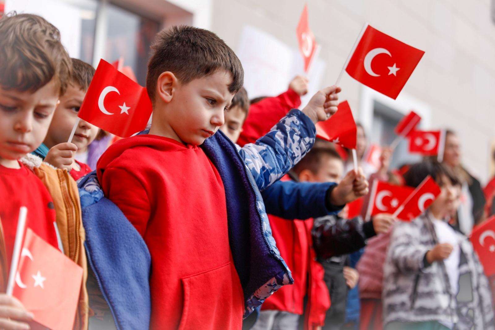 İlkadım'da Bayrak Sevgisi Minik Yüreklerle Buluştu