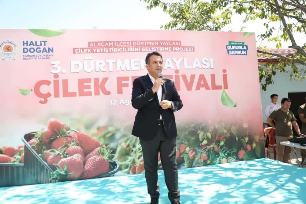 3. Dürtmen Yaylası Çilek Festivali coşkuyla karşılandı!