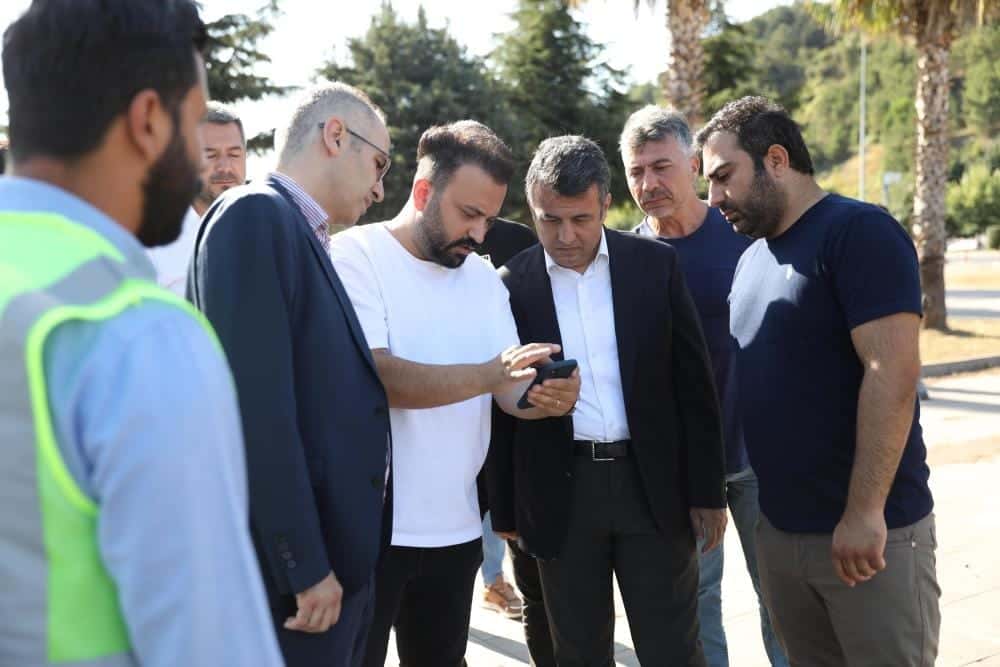 2 önemli yol çalışmasına yerinde inceleme!