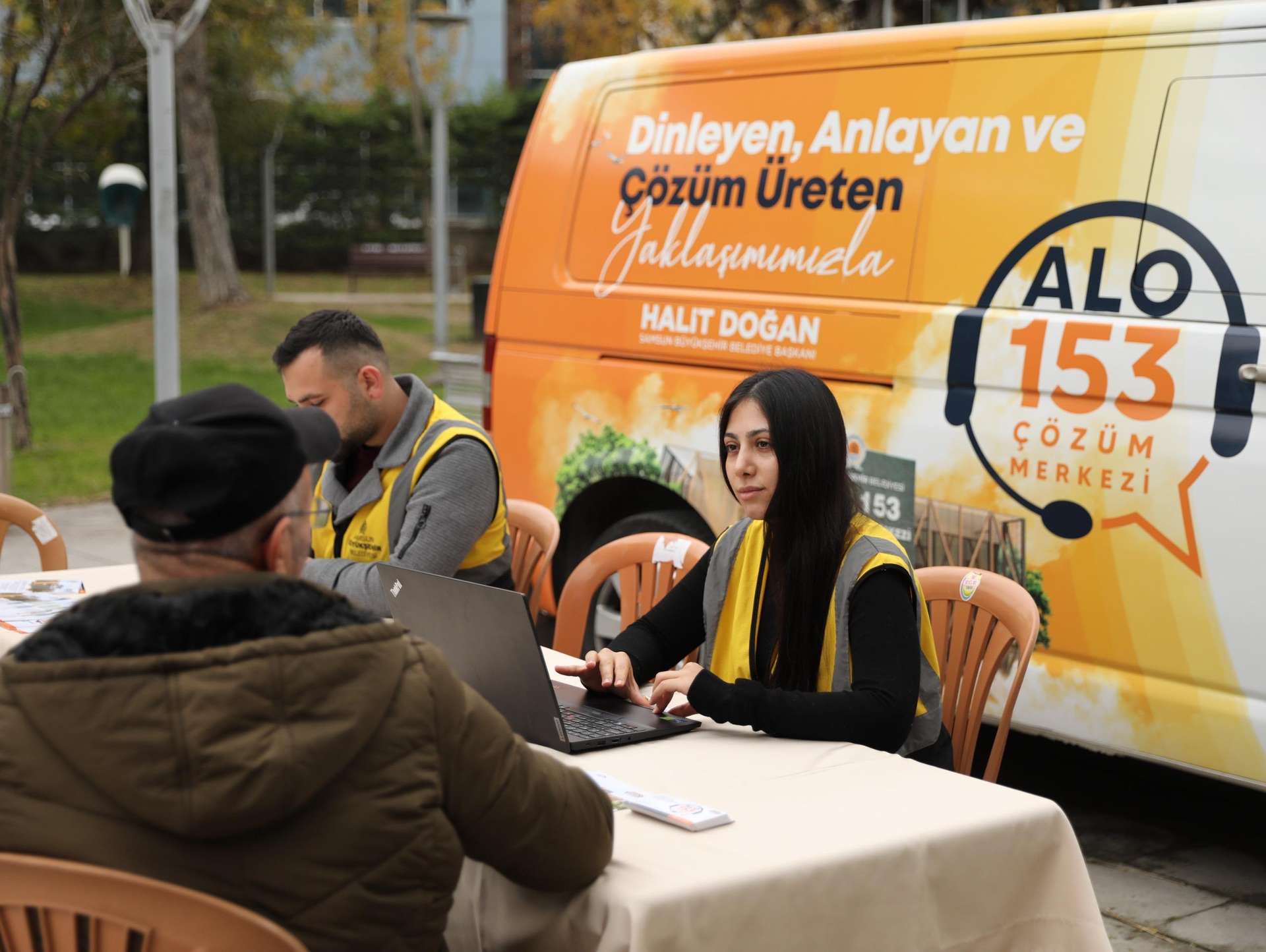 Samsun'da çözümün adresi: "Alo 153"