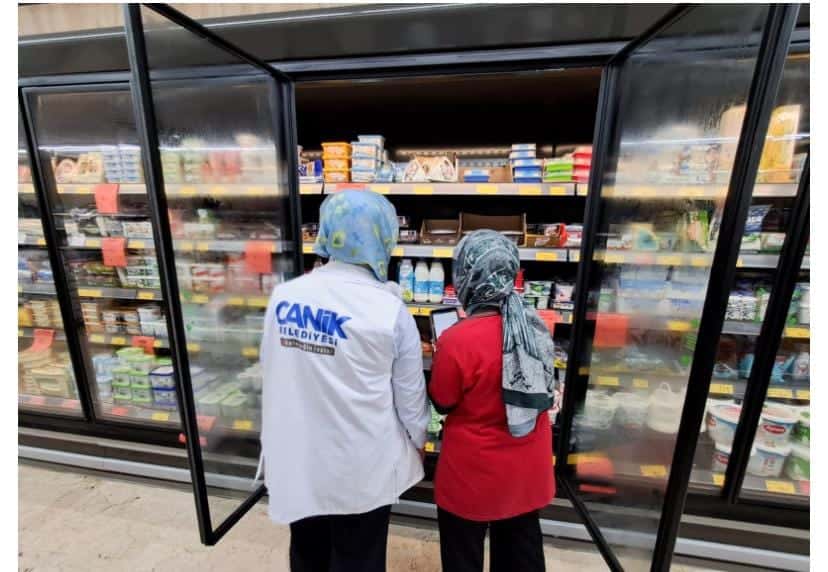Canik'te soğuk gıda denetimi!
