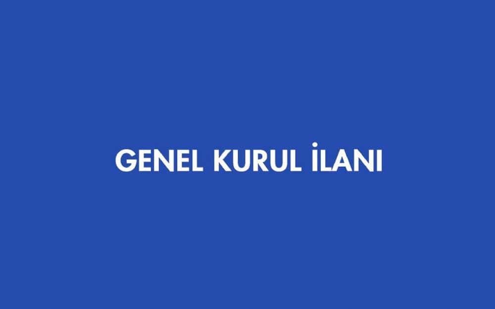 Samsun Rizeliler Derneği Genel Kurul İlanı