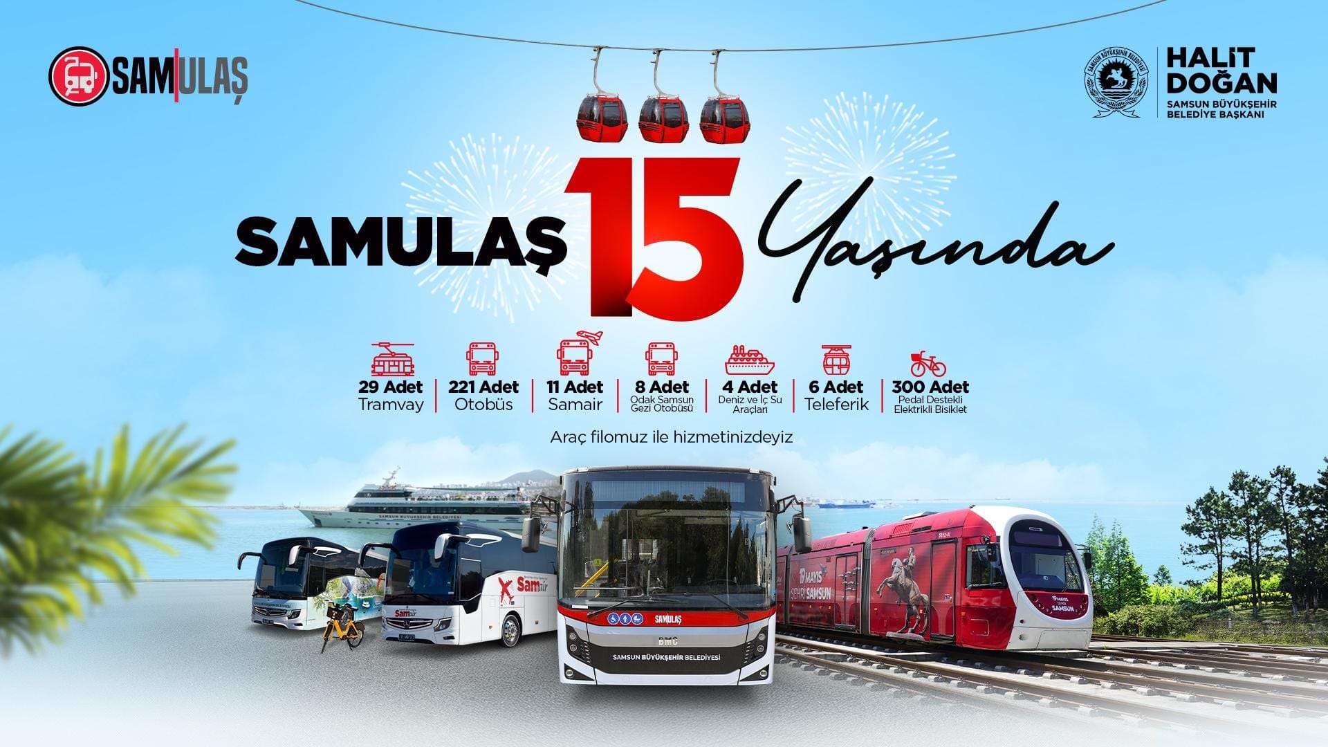 SAMULAŞ 15. Yaşını Kutluyor!