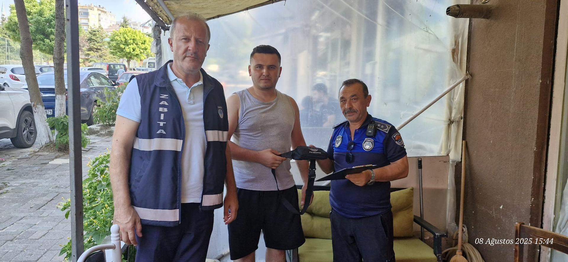 İlkadım Zabıtasından Örnek Davranış