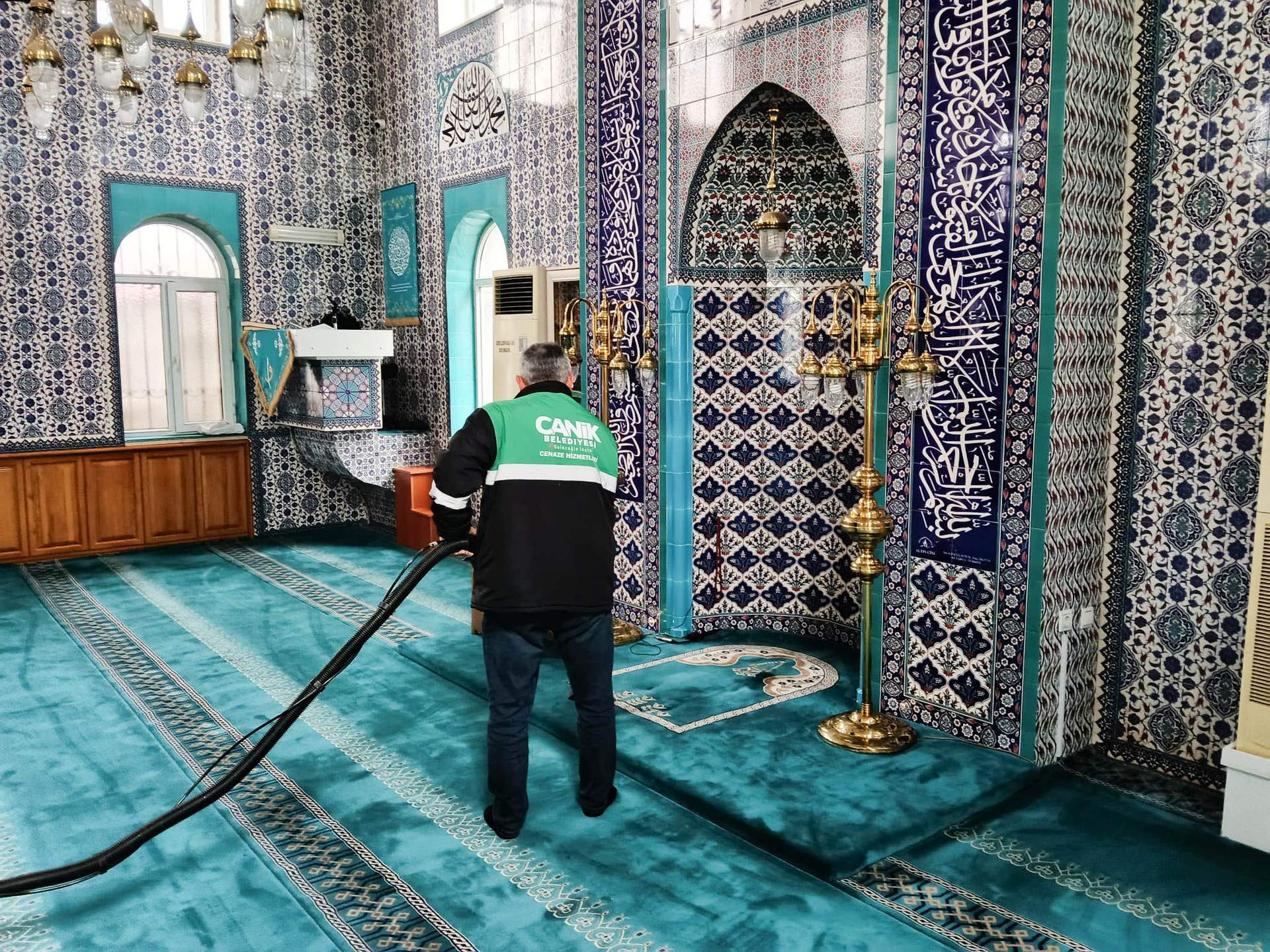 Canik Belediye Başkanı İbrahim Sandıkçı İbadethaneleri Ramazan’a Hazırladı