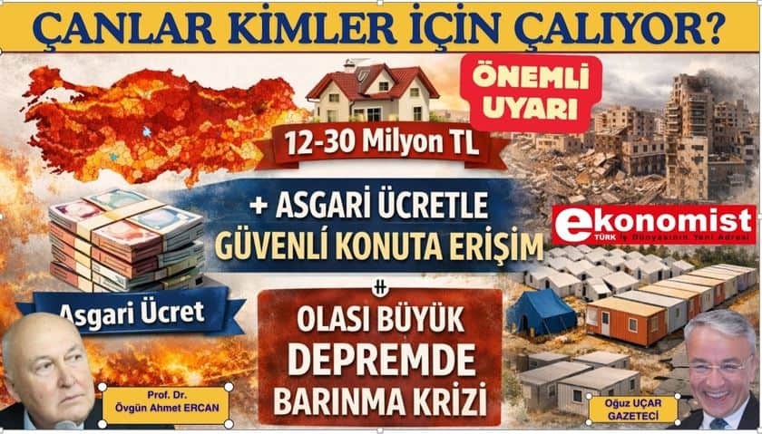Prof. Dr. Ahmet Ercan: “Deprem Kader Değil Yoksulların Seçeneği!”