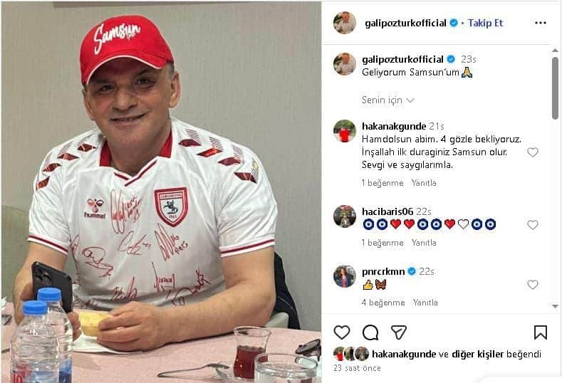 Galip Öztürk Samsun'a mı geliyor?