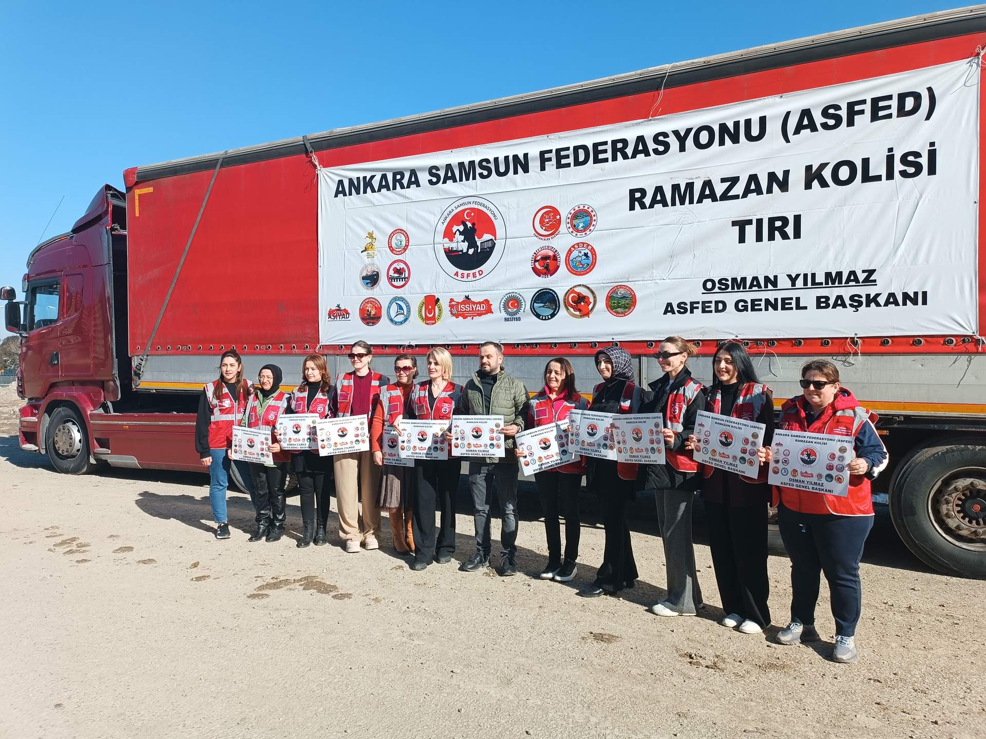 ASFED Samsun'da Ramazan Yardımı Dağıttı