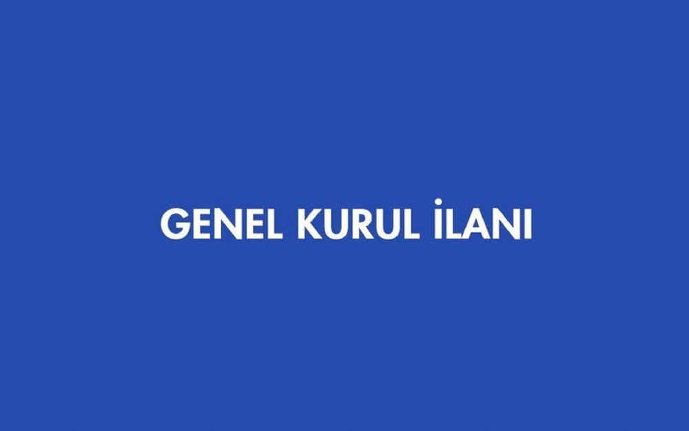 Samsun Rizeliler Derneği Genel Kurul İlanı