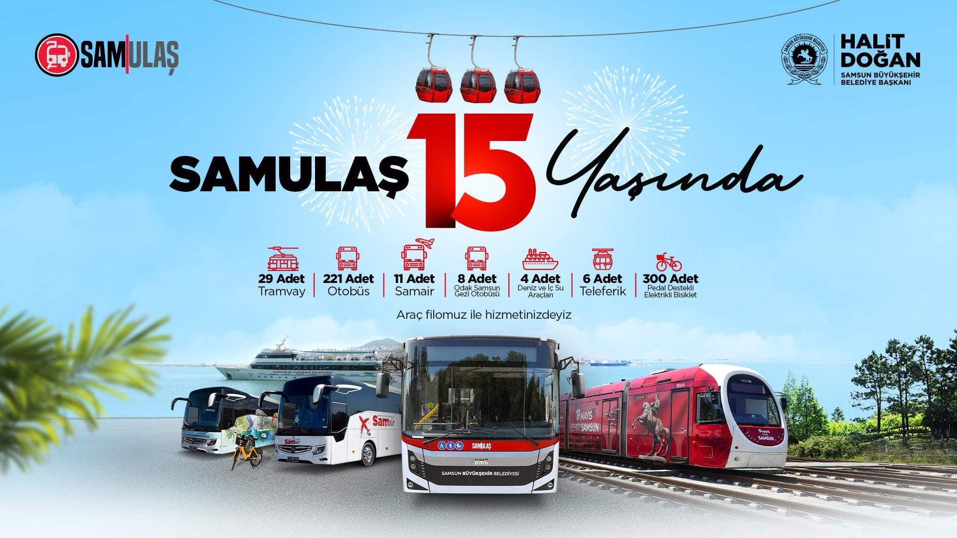 SAMULAŞ 15. Yaşını Kutluyor!