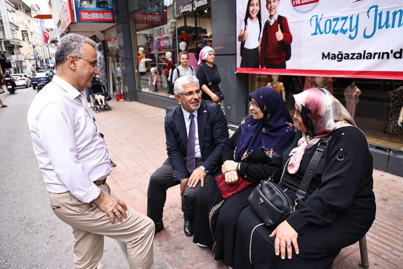 Başkan İhsan Kurnaz esnaf ziyaretlerini sürdürüyor