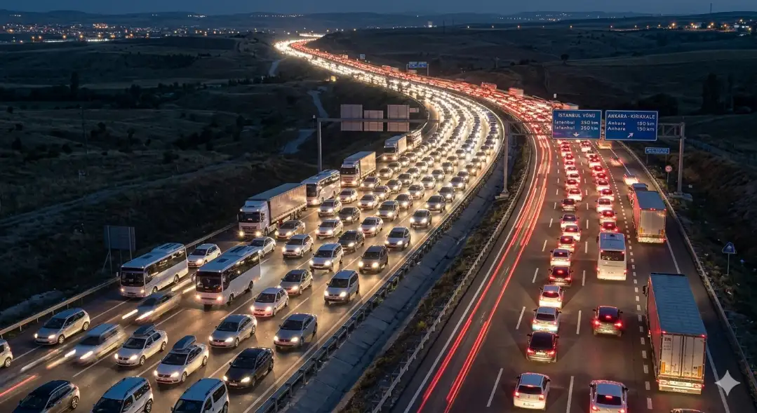 Kurban Bayramı Dönüş Trafiği Yoğun Geçiyor: Samsun-Ordu Karayolunda Zincirleme Kaza