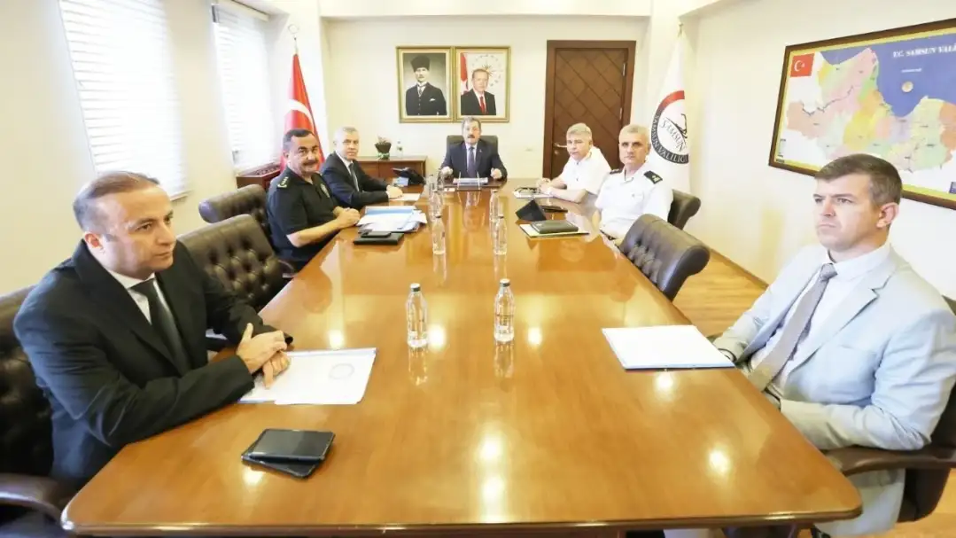 Samsun'da Vali Orhan Tavlı başkanlığında güvenlik zirvesi