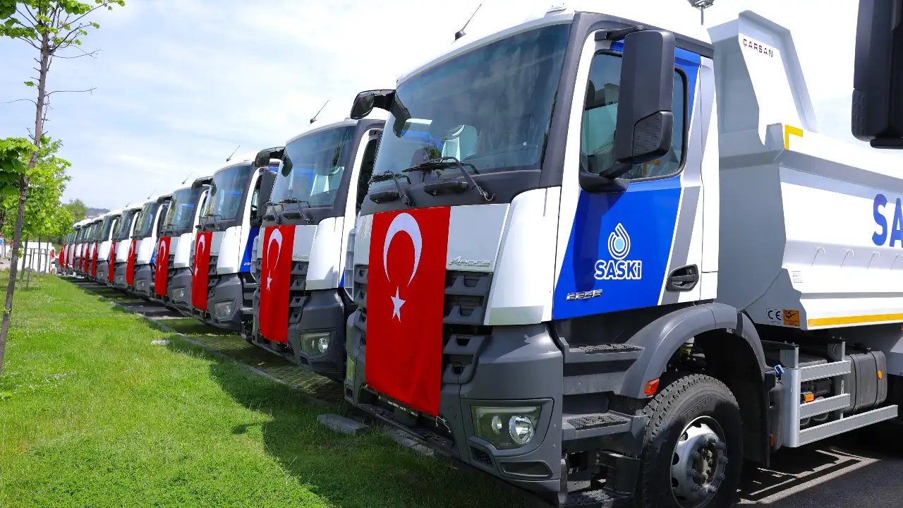 SASKİ’nin Araç Filosuna 191 Milyon TL’lik Güçlü Takviye