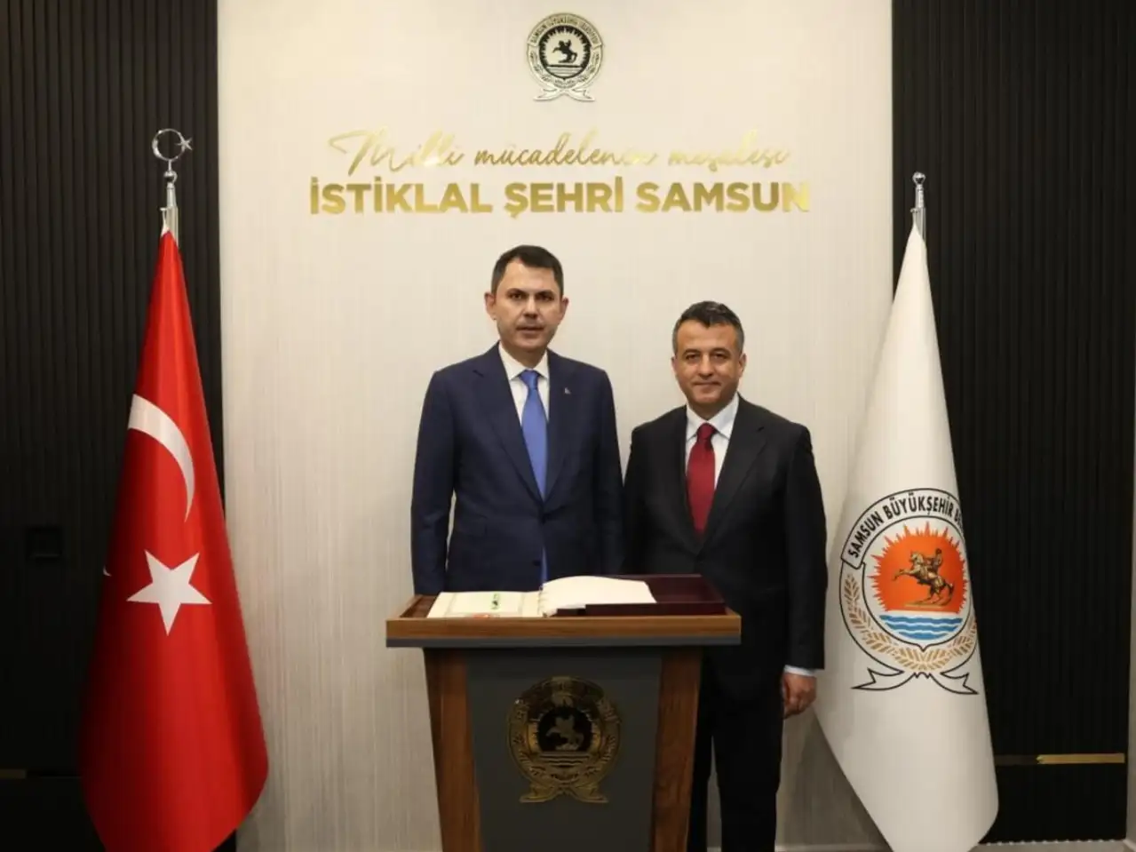 Bakan Murat Kurum Samsun Büyükşehir Belediyesinde
