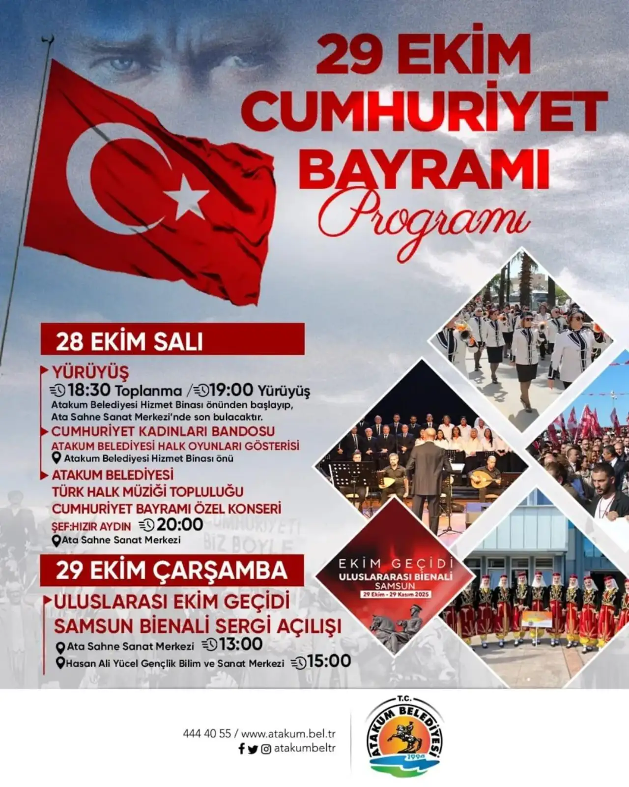 Atakum’da 29 Ekim özel programla kutlanacak