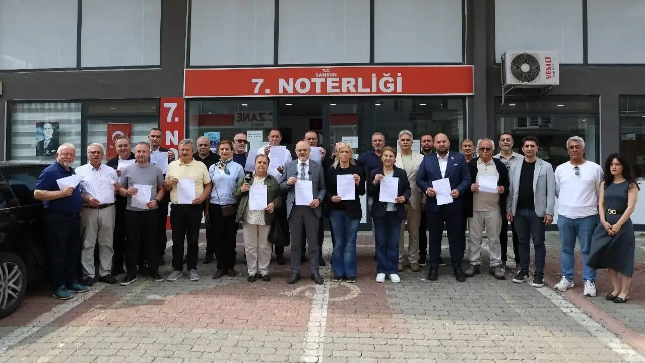 CHP Samsun'dan olağanüstü kurultay için imza desteği