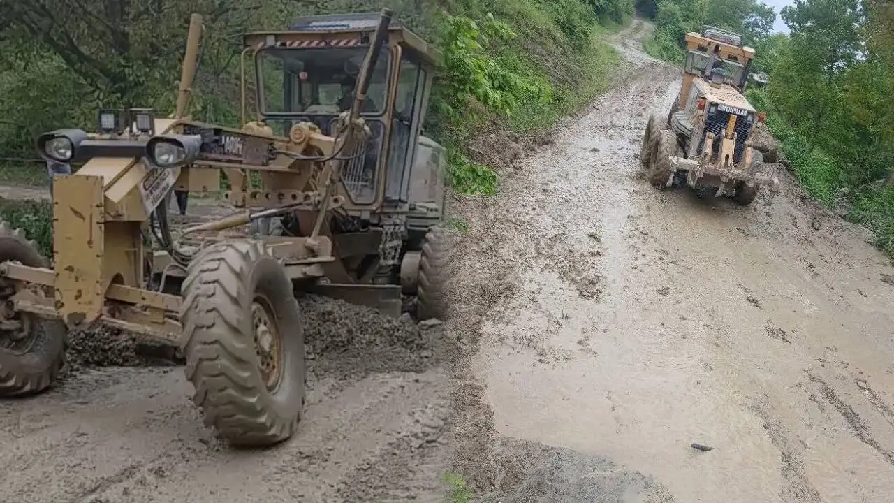 Kavak’ta Yağmur Sonrası Hasarlar Giderildi; Büyükşehir hazırlıklı geldi!